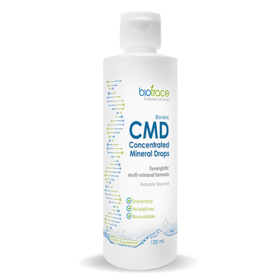 BioTrace CMD Concentrated Mineral Drops, 240ml for daily trace minerals, hydration, and electrolyte balance