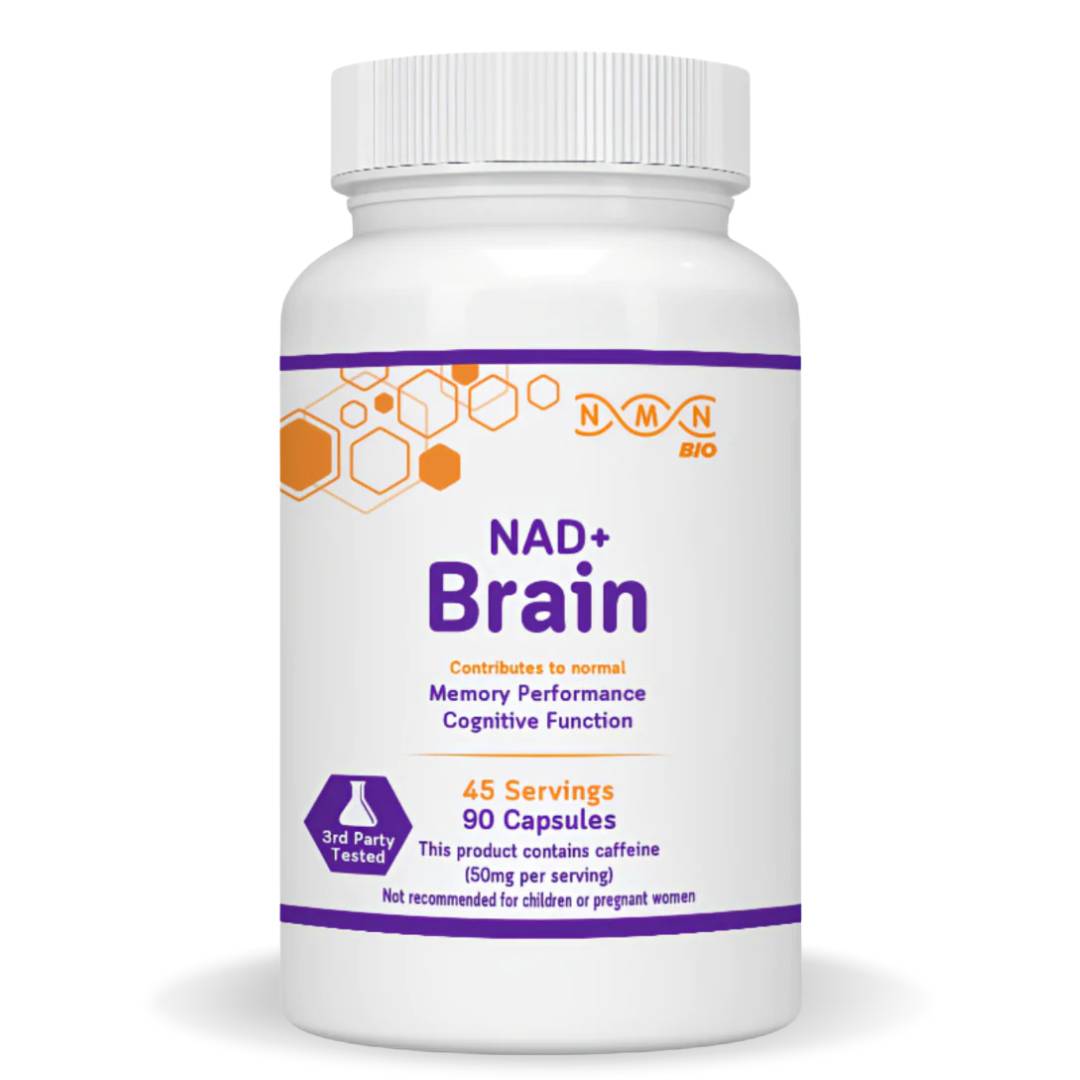 NMNBio NAD+ Brain nootropic for cognitive function, memory support, and healthy brain aging
