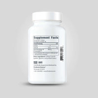 ProdromeGLIA softgels supplement facts label showing 900mg Glial Plasmalogen Oil per serving, 60 softgels