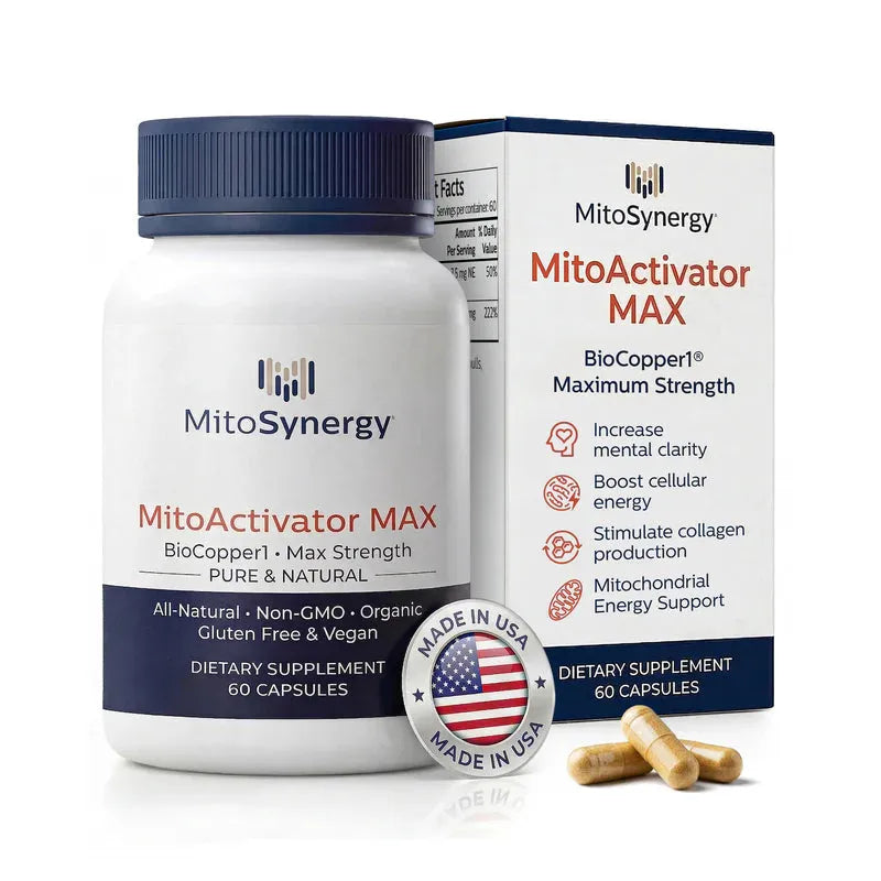 MitoActivator MAX | Max Strength BioCopper1 Supplement - 60 caps
