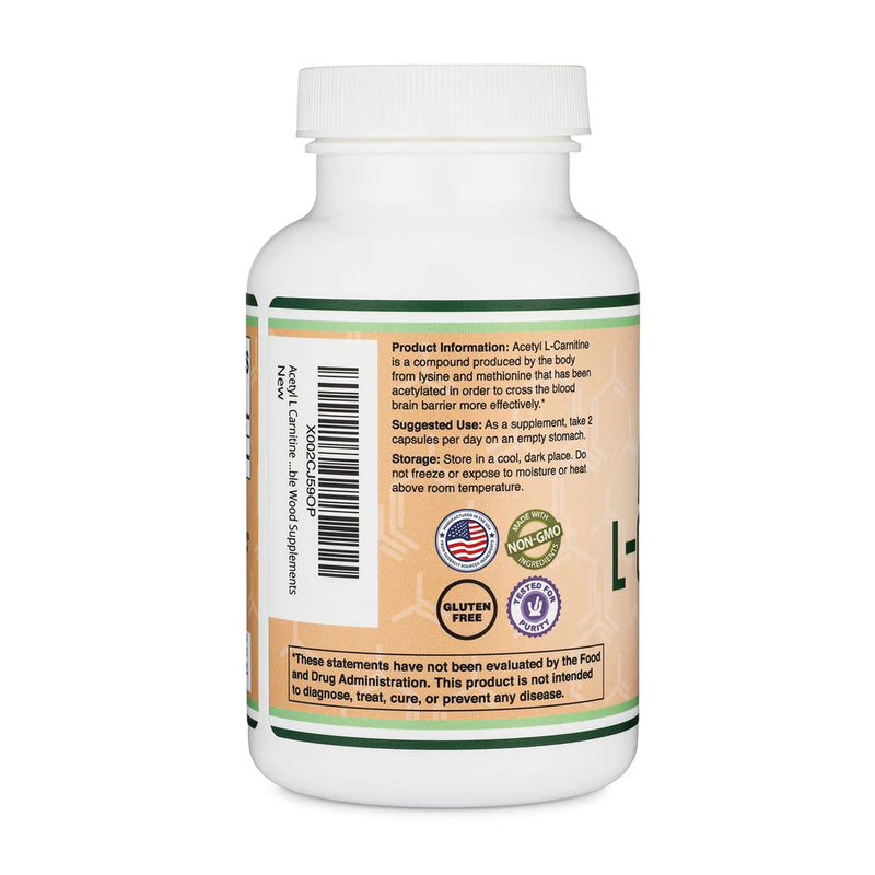 Acetyl L-Carnitine - 1000mg -150 capsules