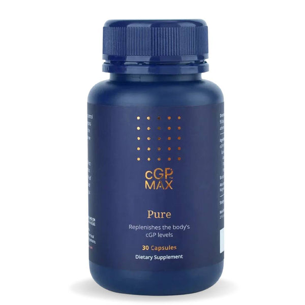 CGP Max Pure supplement for heart health, vascular function, and cellular energy