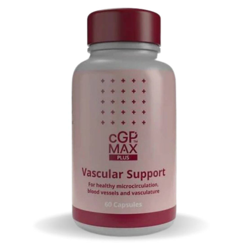 CGPMax vascular support supplement, 60 capsules for microcirculation, blood vessel health, and cardiovascular function