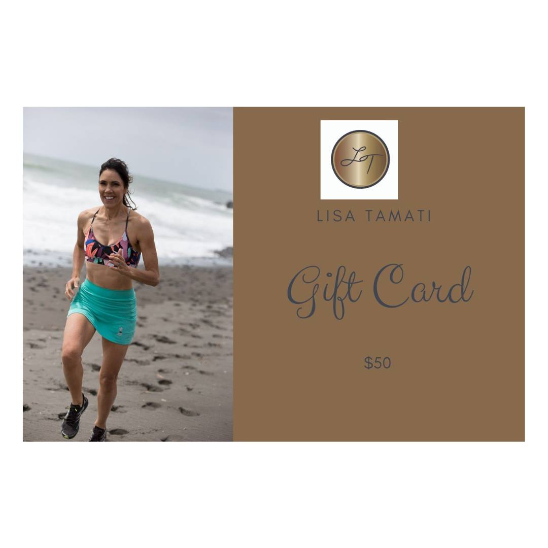 Lisa Tamati digital gift card – perfect for wellness products, ebooks, and courses