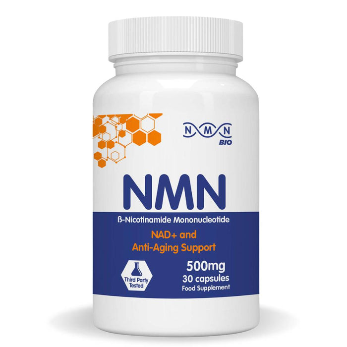 NMNBio NMN supplement 500mg for energy production, cellular repair, and longevity support