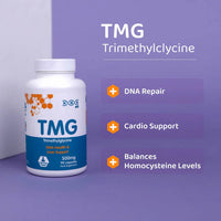 NMNBio TMG Trimethylglycine supplement for DNA repair, heart health, and homocysteine balance