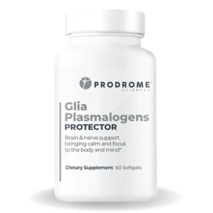 Prodrome Glia Plasmalogens, 60 softgels for neuroinflammation modulation, glial cell support, and cognitive clarity