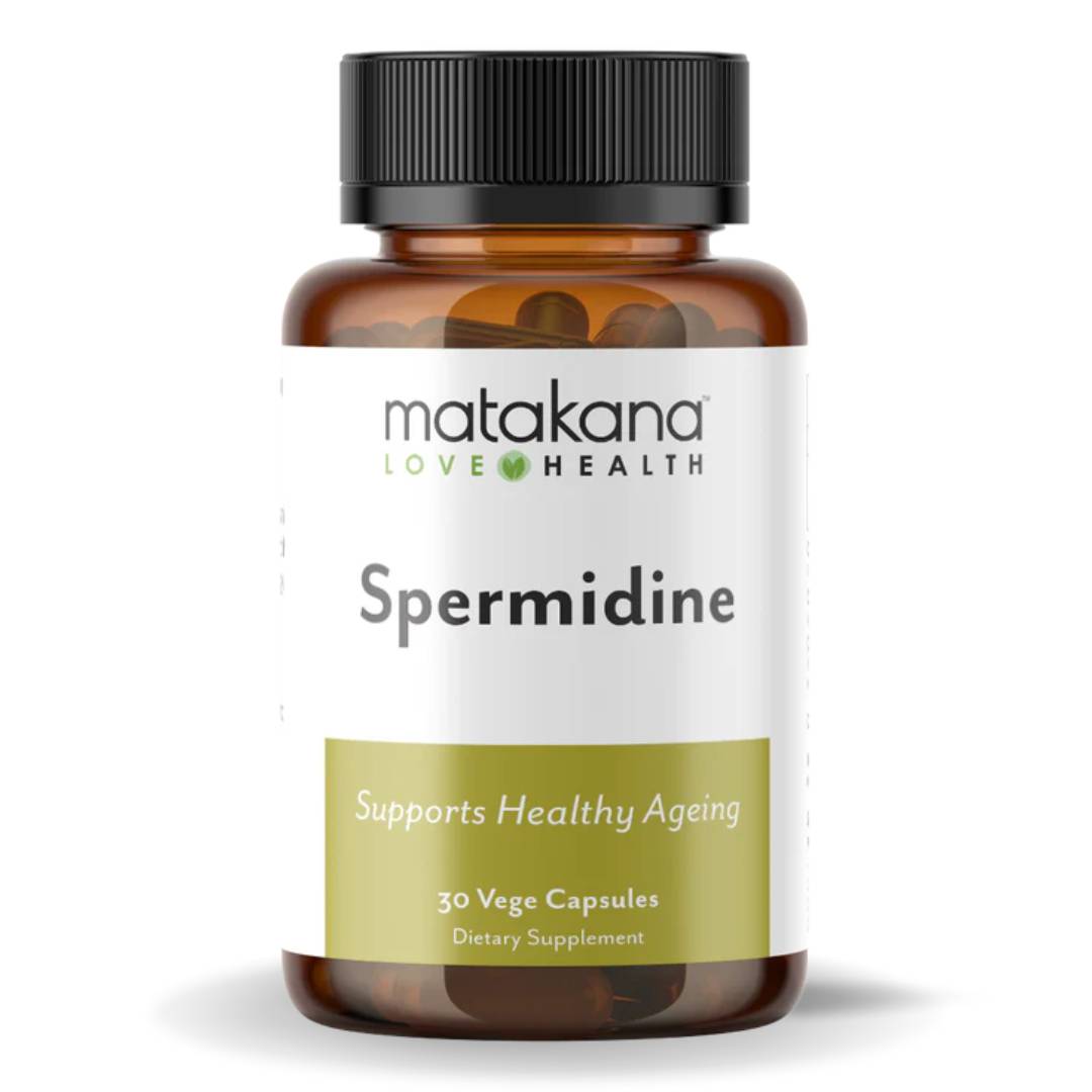 Spermidine supplement by Matakana Health for longevity, cellular renewal, and healthy aging