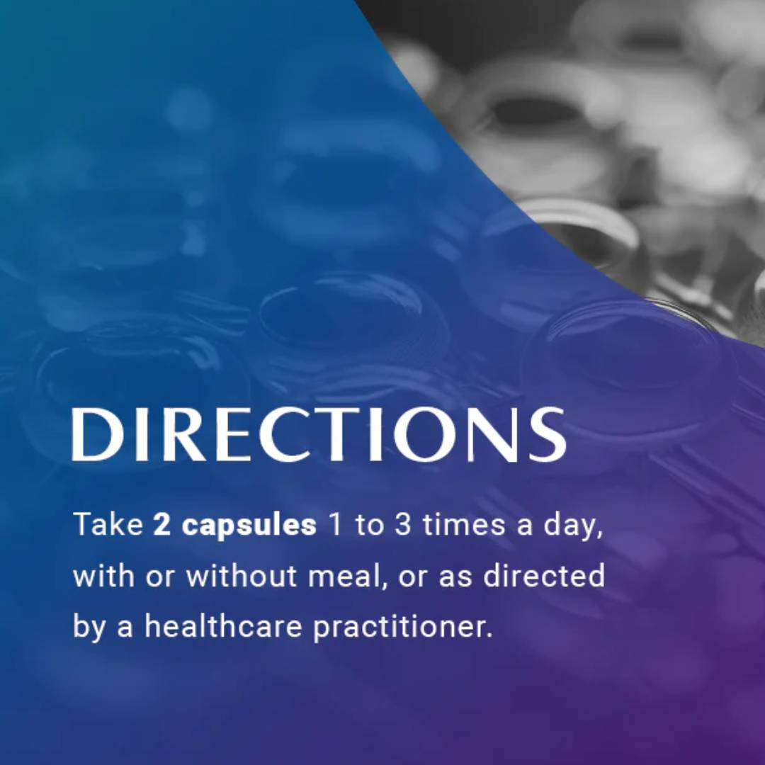 Dosage directions for STEMREGEN Release supplement: take 2 capsules 1 to 3 times daily, with or without food, or as directed by a healthcare provider