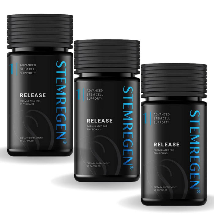 Multiple Stemregen Release supplement 90-day supply for stem cell support, tissue repair, and healthy aging