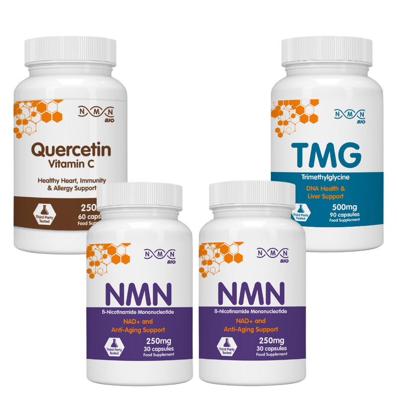 Longevity Starter Pack | NMN | TMG | Quercetin - Starter Size