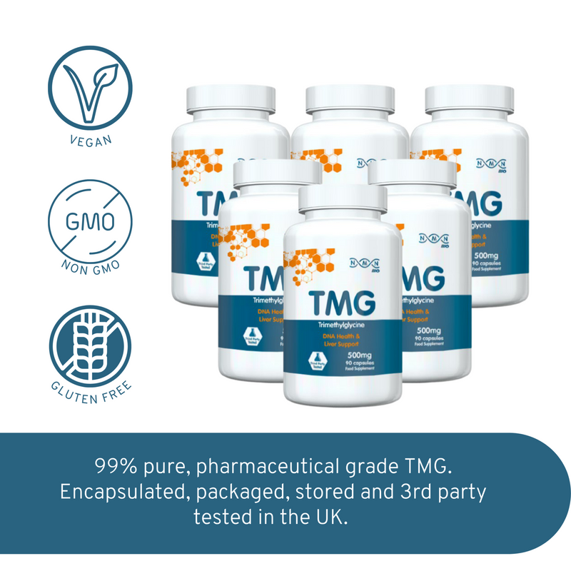 TMG (Trimethylglycine) | 500 mg | 90 Capsules