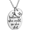 she believed she could so she did necklace