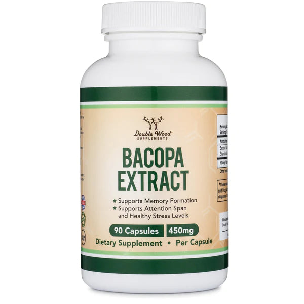 Bacopa Monnieri Extract - 90 x 450mg capsules